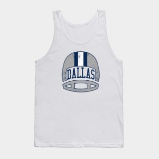 Dallas Retro Helmet - White Tank Top